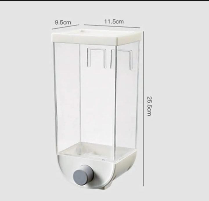 Wall Mounted Punch Free Rice And Cereal Dispenser