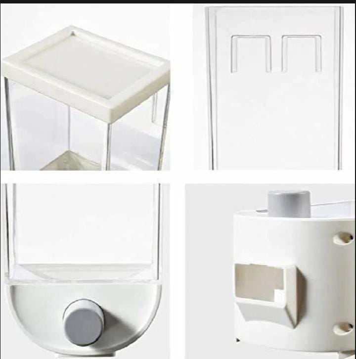 Wall Mounted Punch Free Rice And Cereal Dispenser
