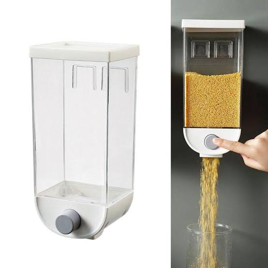 Wall Mounted Punch Free Rice And Cereal Dispenser