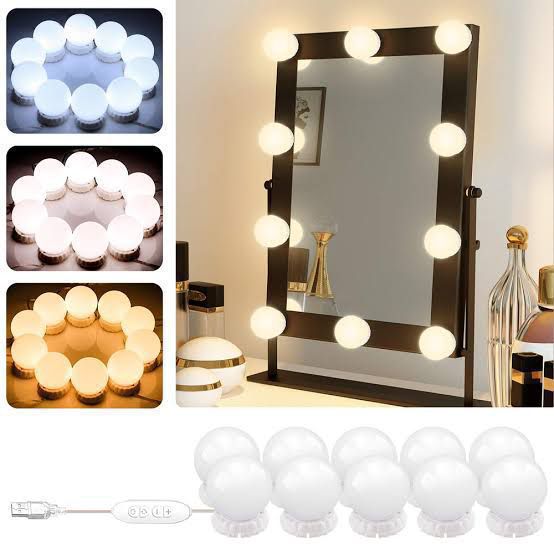 10pcs 3Modes Vanity Mirror Bulbs (Direct USB Power)